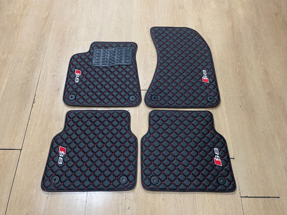 Audi S8 2010-2017 Leather Car Mats - Set of 4