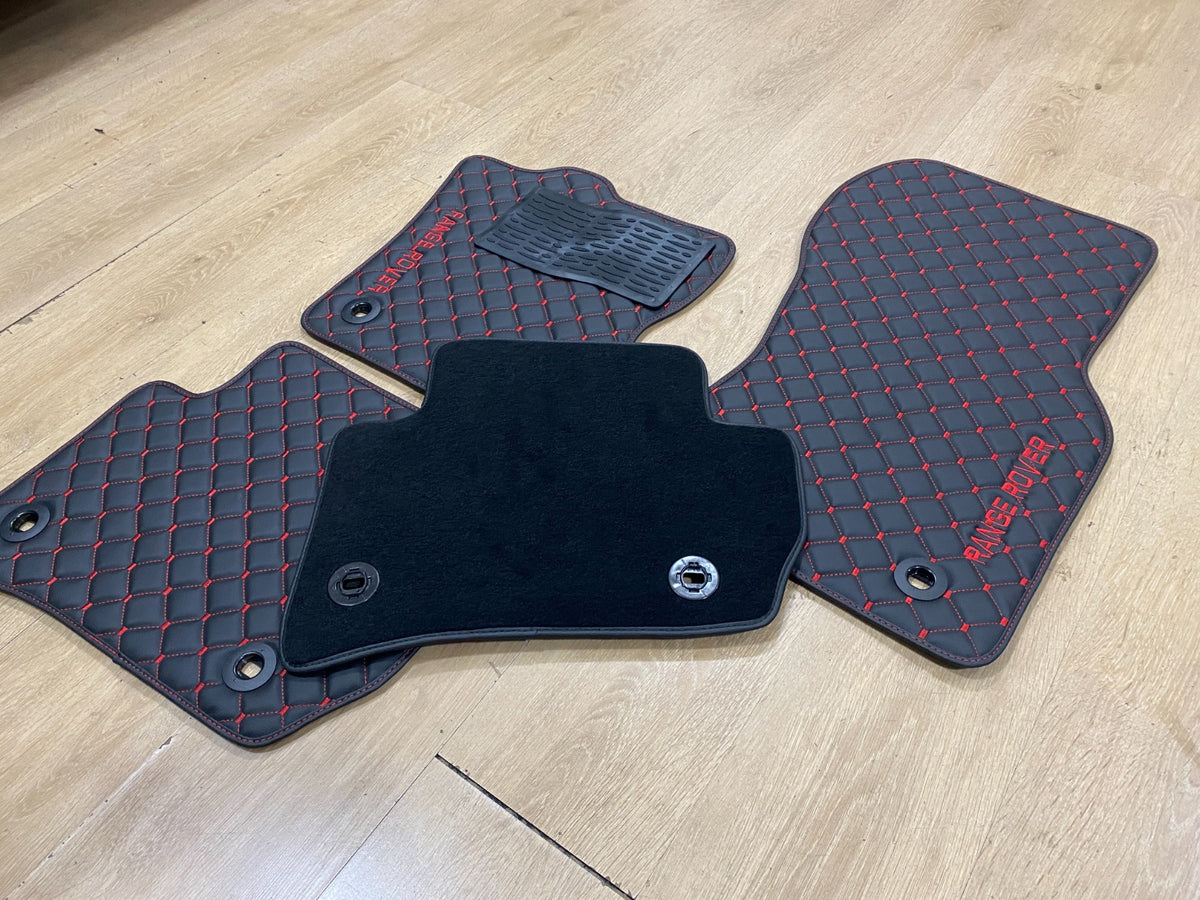 Range Rover Velar All Years Leather Car Mats - Set of 4