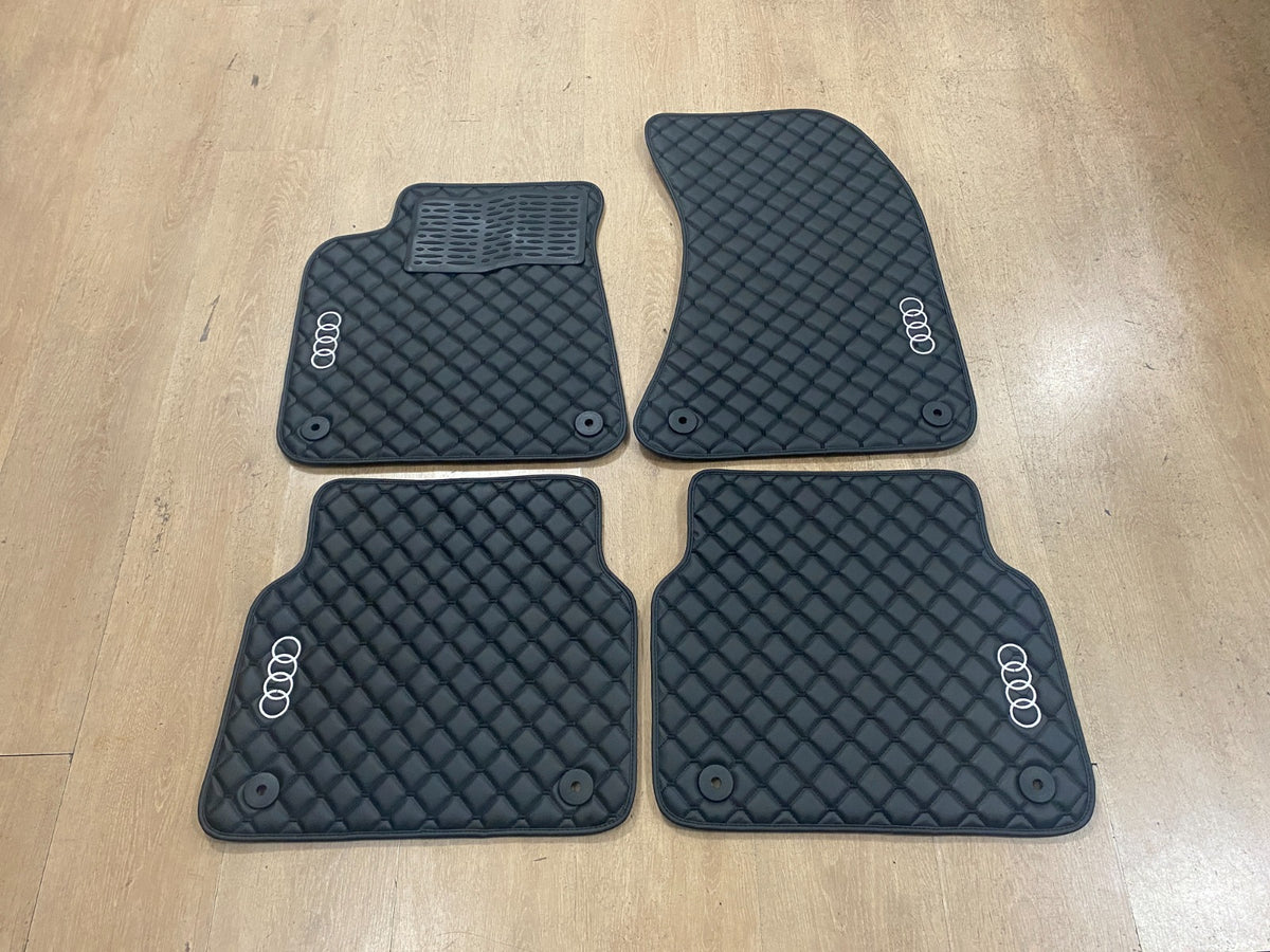 Audi A8 2002-2018 Leather Car Mats - Set of 4