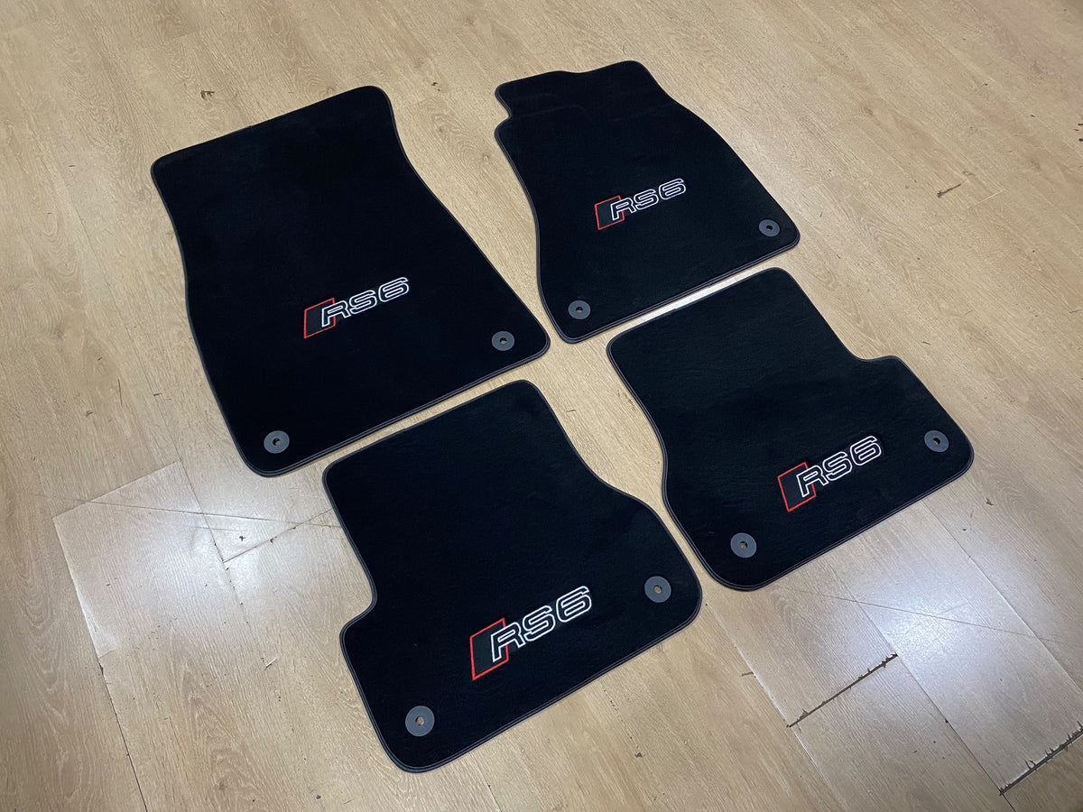 Audi RS6 2011-2018 C7 Carpet Floor Mats - Set of 4