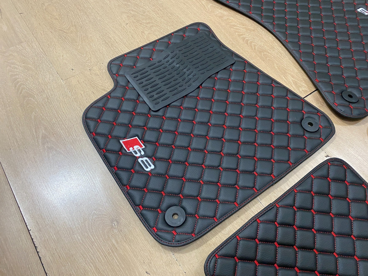 Audi S8 2010-2017 Leather Car Mats - Set of 4