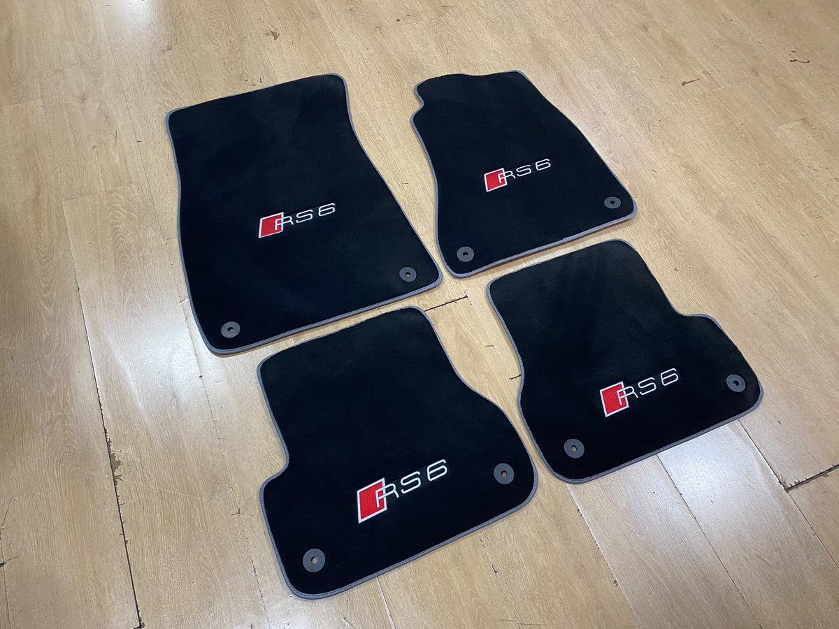 Audi RS6 2011-2018 C7 Carpet Floor Mats - Set of 4