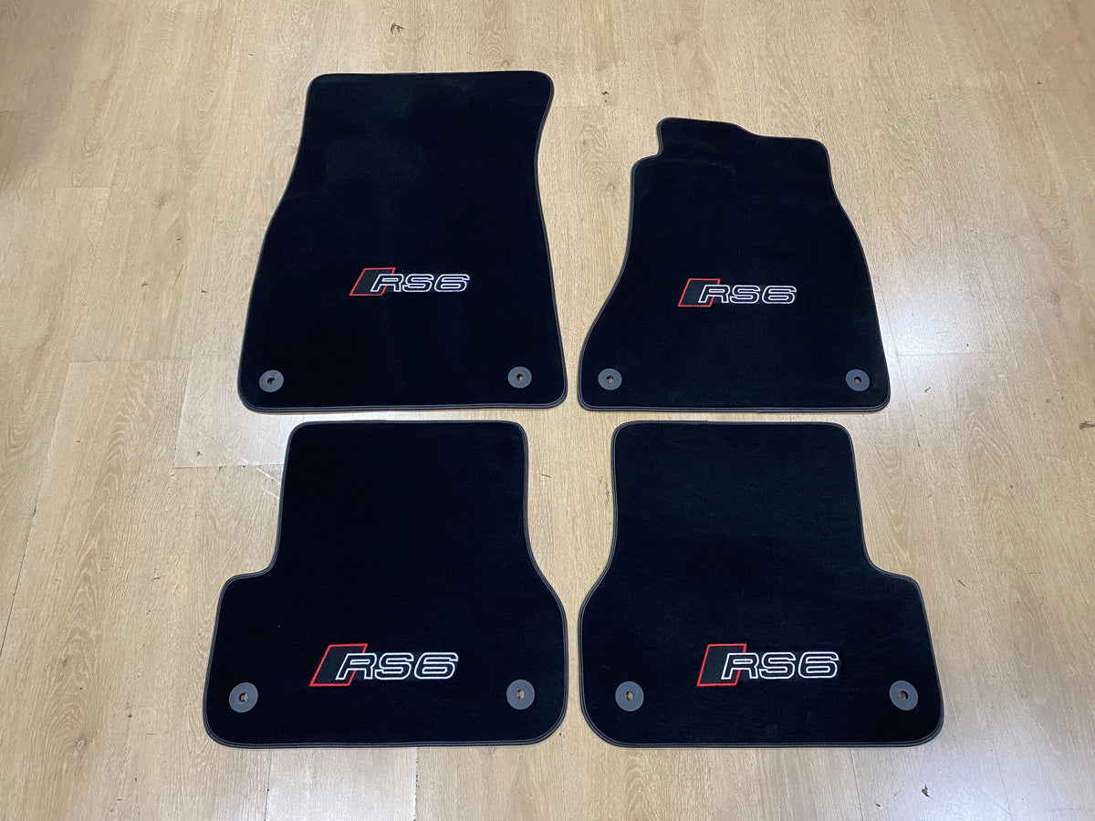 Audi RS6 2011-2018 C7 Carpet Floor Mats - Set of 4