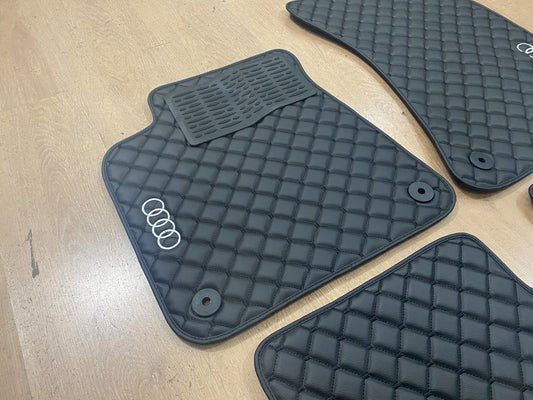 Audi A8 2002-2018 Leather Car Mats - Set of 4