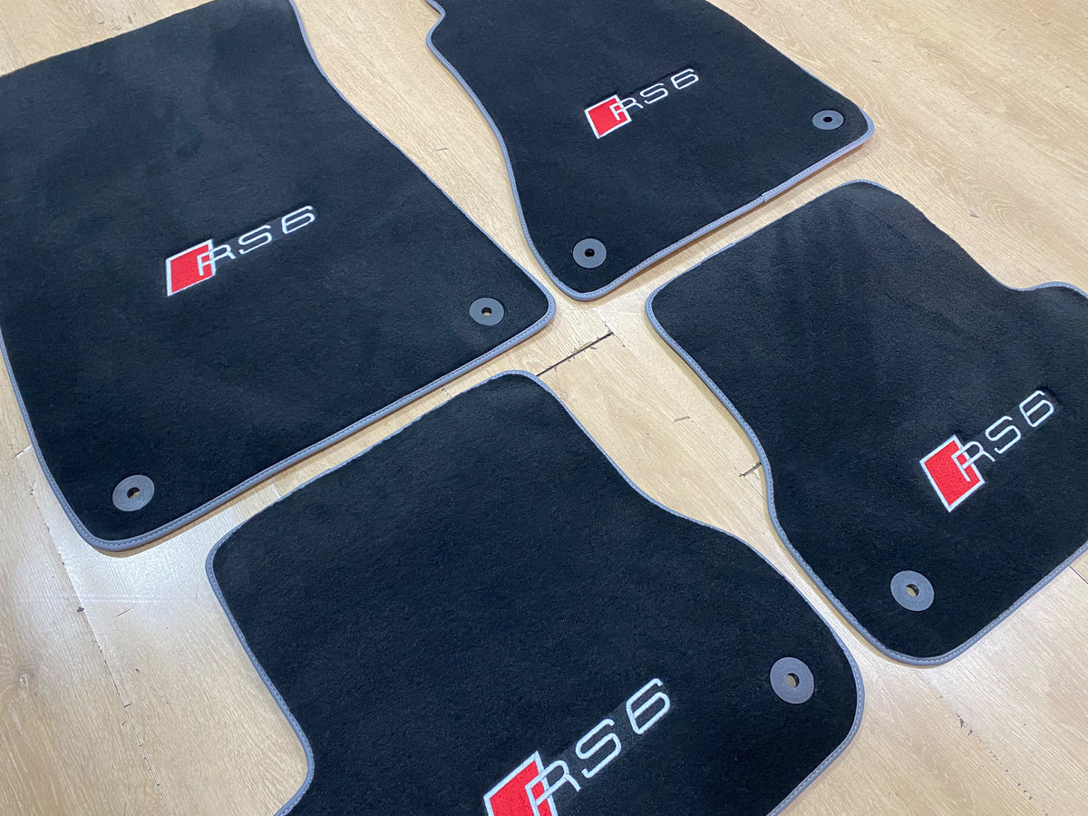 Audi RS6 2011-2018 C7 Carpet Floor Mats - Set of 4
