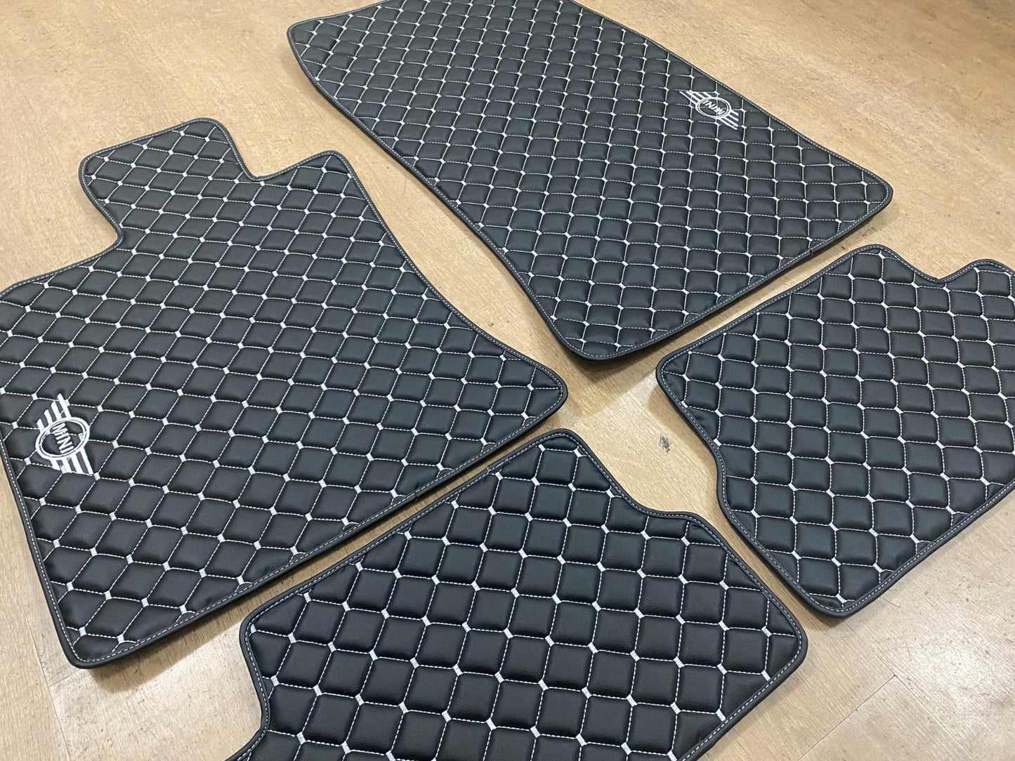 Mini Cooper R56 2009+ Leather Floor Mats - Set of 4