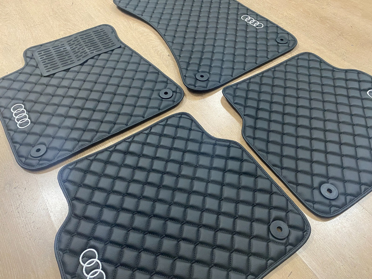 Audi A8 2002-2018 Leather Car Mats - Set of 4