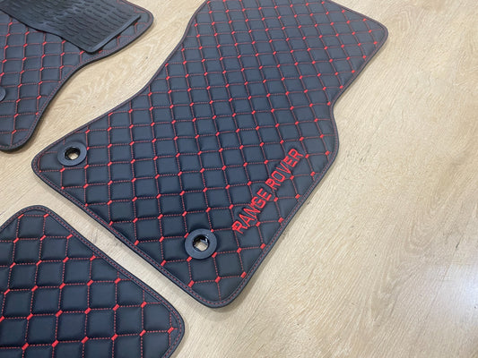 Range Rover Velar All Years Leather Car Mats - Set of 4