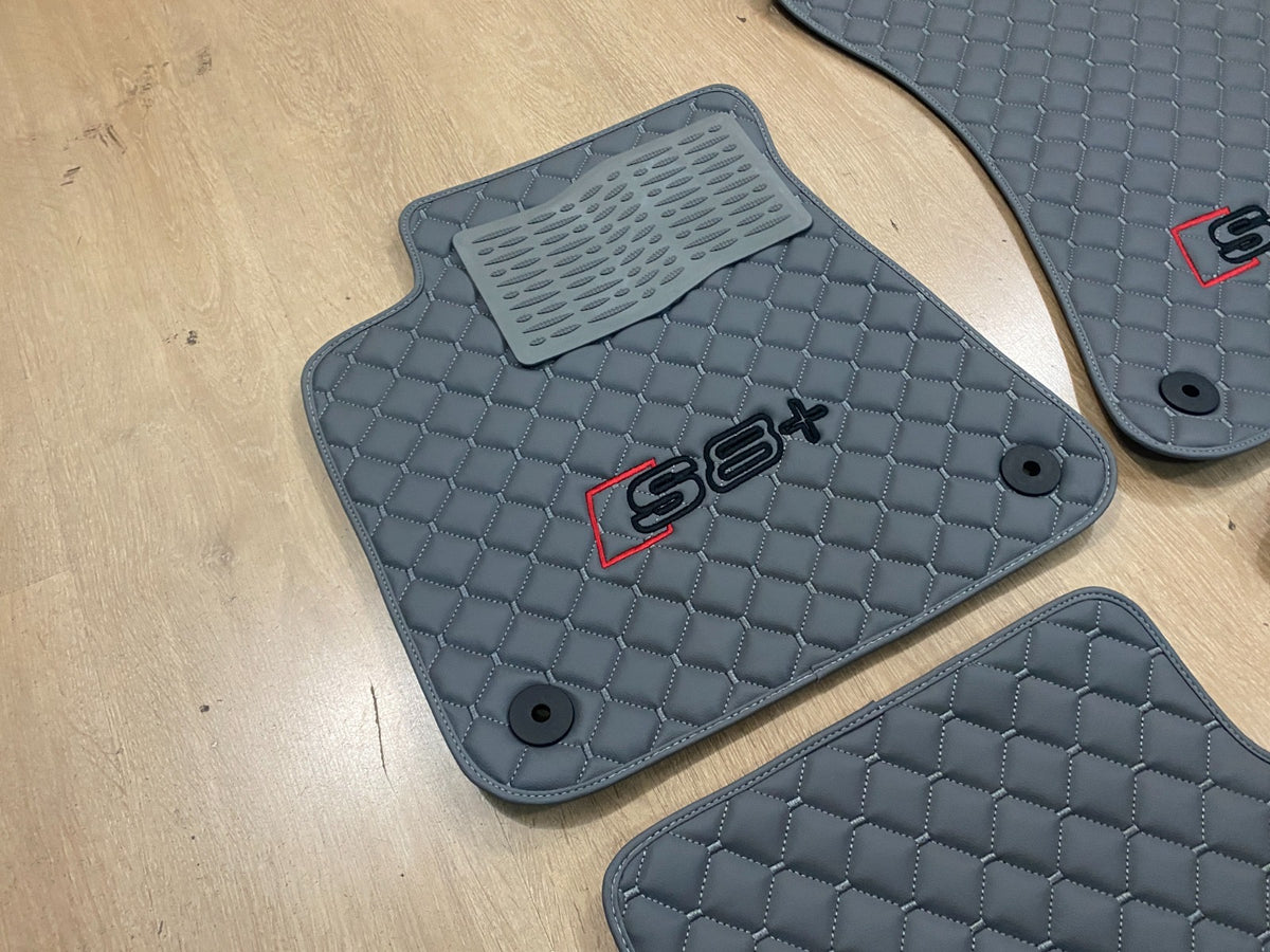 Audi S8 2002-2018 Leather Car Mats - Set of 4