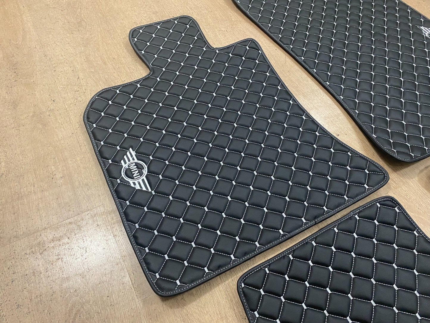 Mini Cooper R56 2009+ Leather Floor Mats - Set of 4