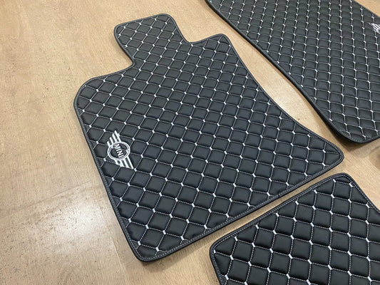 Mini Cooper R56 2009+ Leather Floor Mats - Set of 4