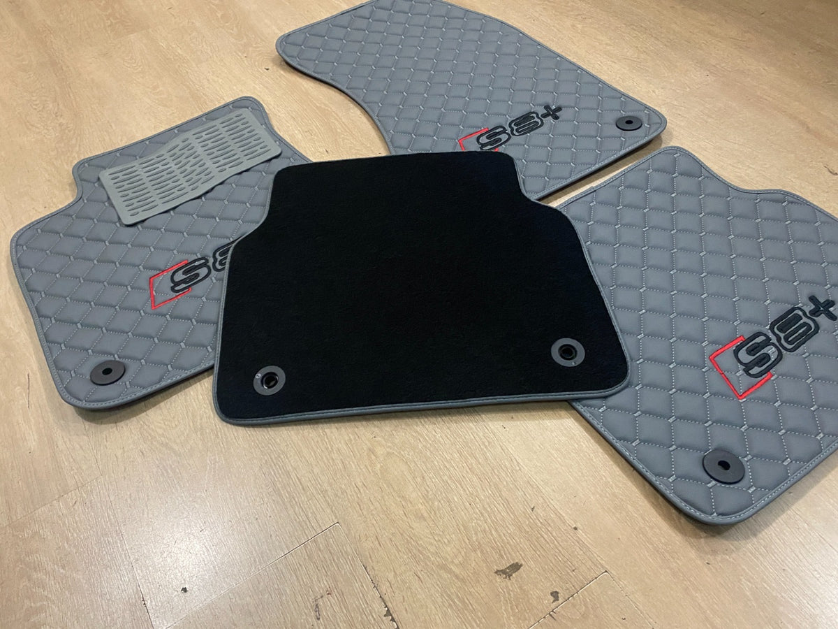 Audi S8 2002-2018 Leather Car Mats - Set of 4