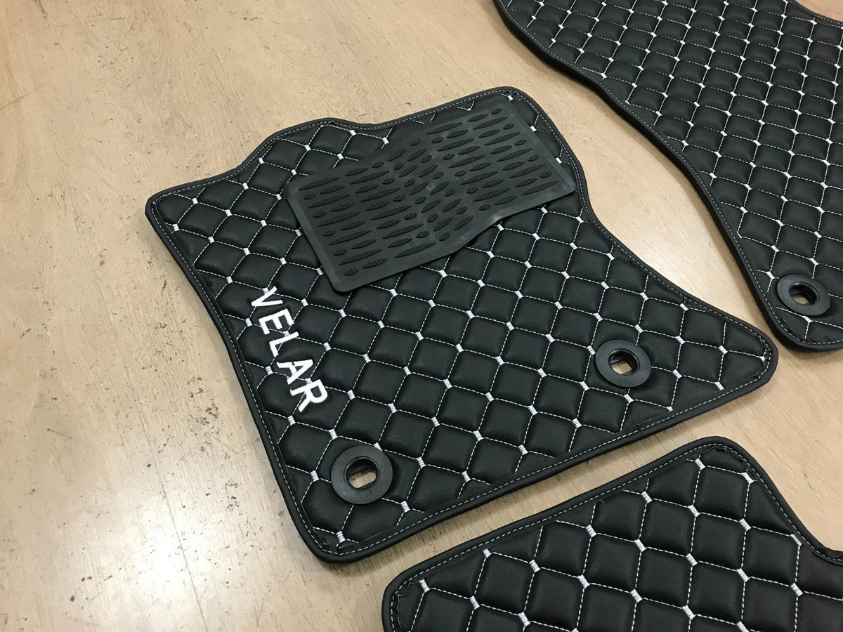 Range Rover Velar All Years Leather Car Mats - Set of 4