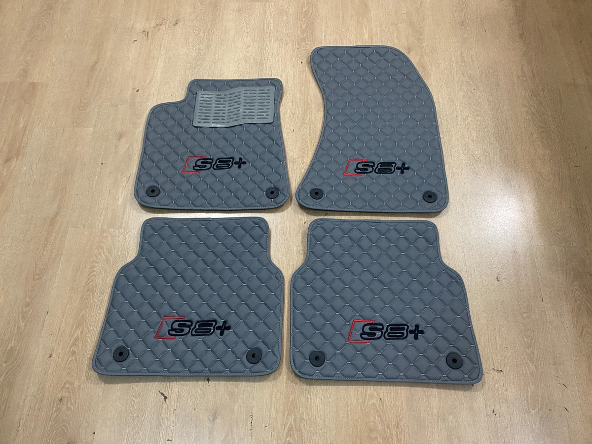 Audi S8 2002-2018 Leather Car Mats - Set of 4