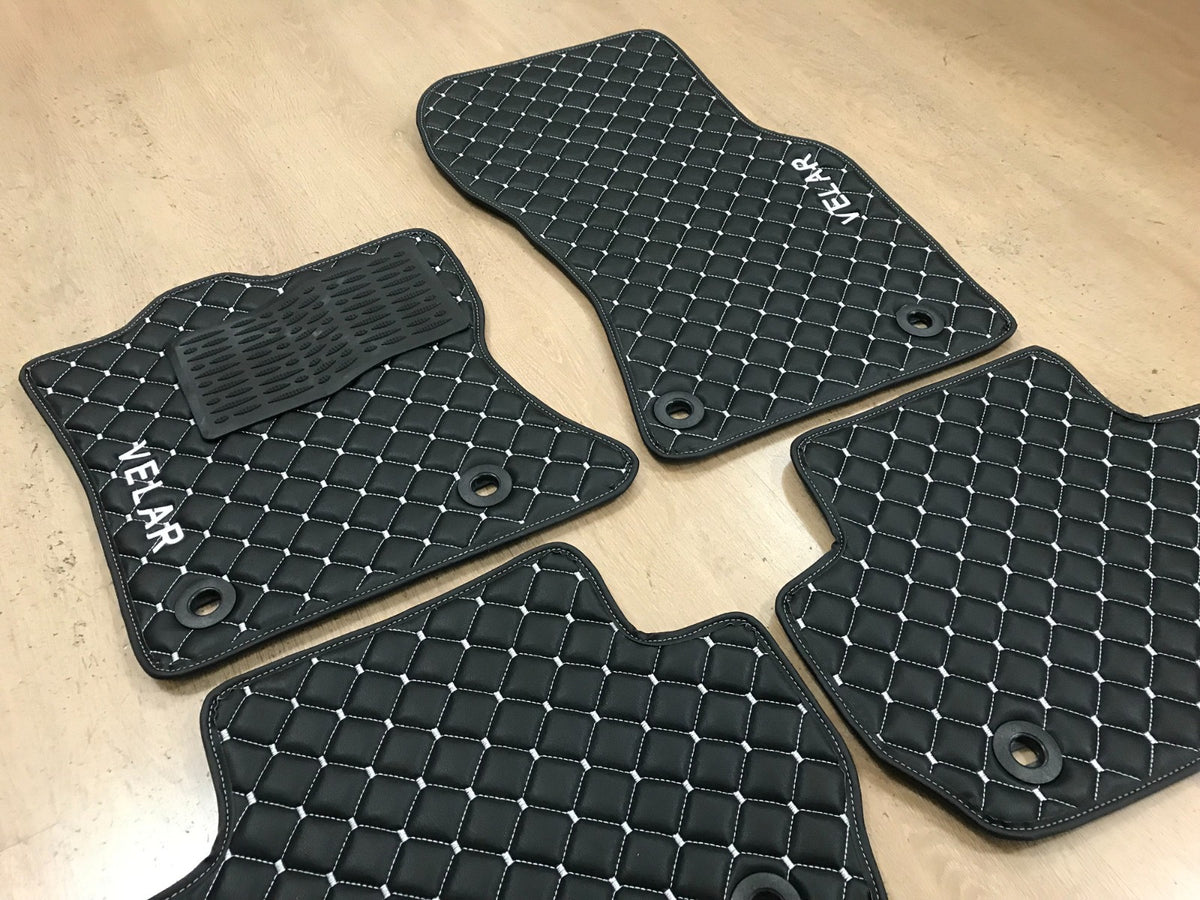 Range Rover Velar All Years Leather Car Mats - Set of 4