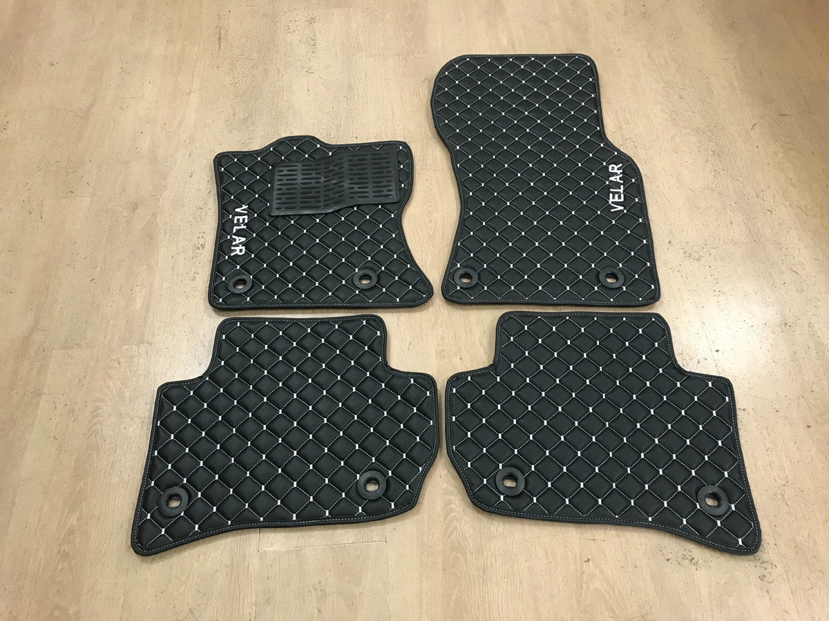 Range Rover Velar All Years Leather Car Mats - Set of 4