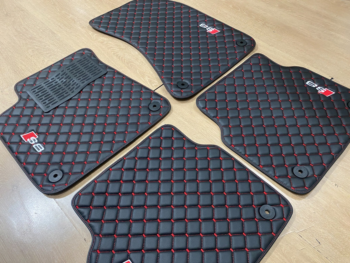 Audi S8 2010-2017 Leather Car Mats - Set of 4