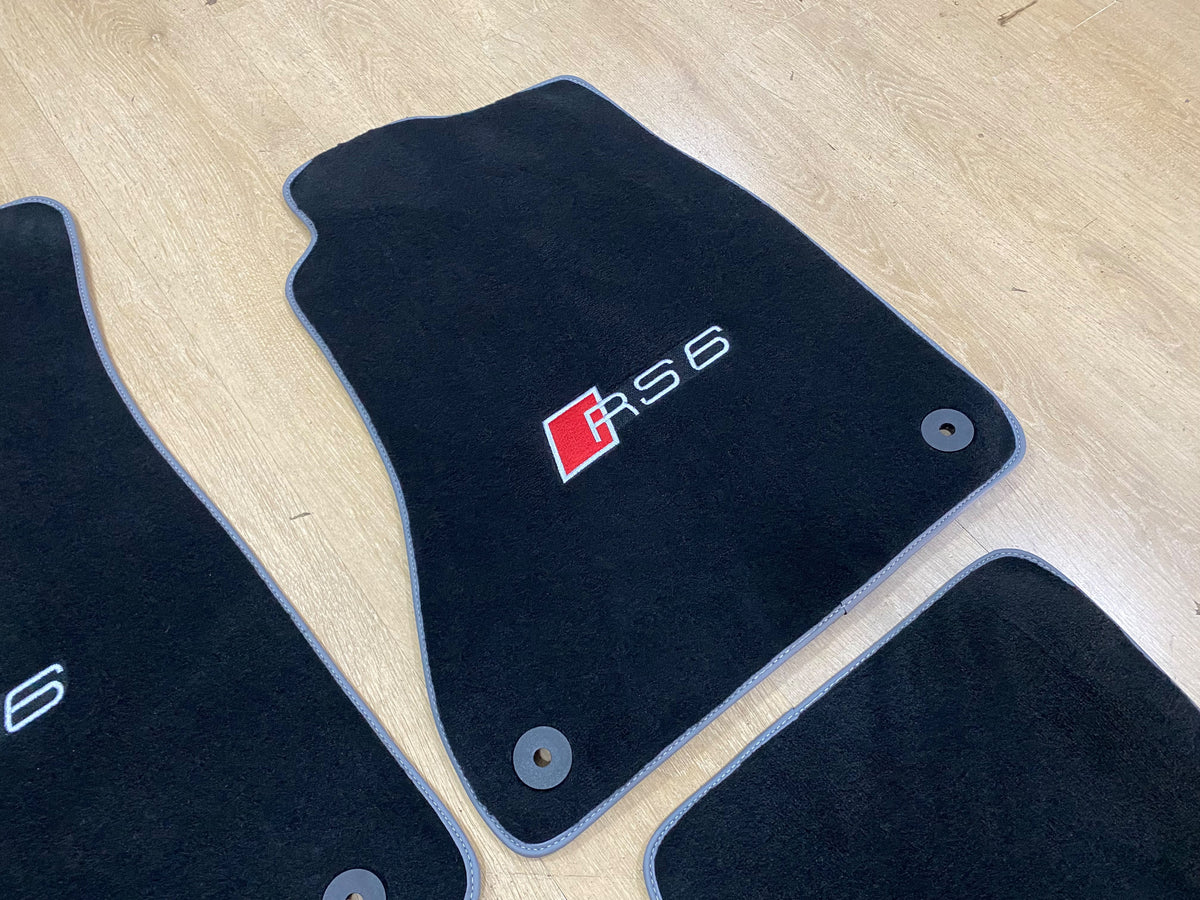 Audi RS6 2011-2018 C7 Carpet Floor Mats - Set of 4