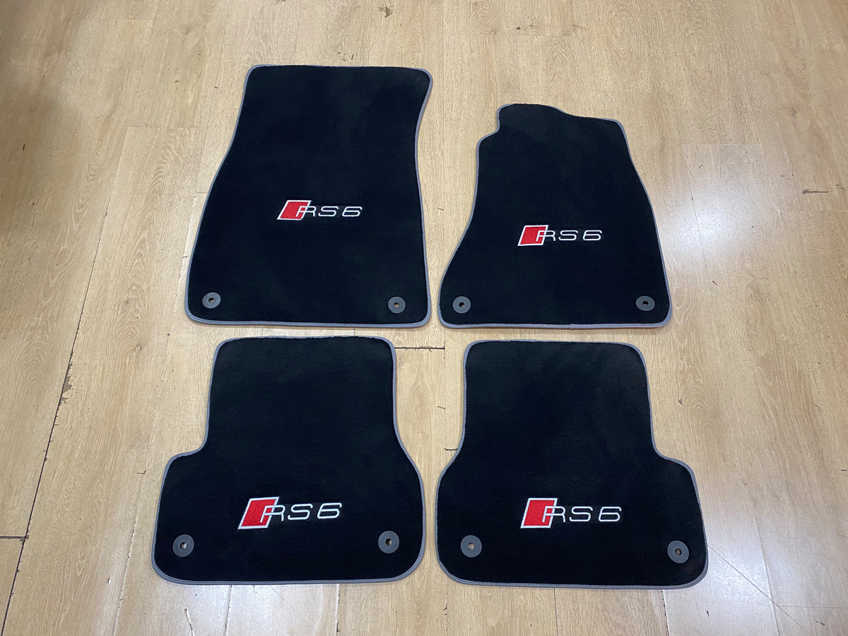 Audi RS6 2011-2018 C7 Carpet Floor Mats - Set of 4