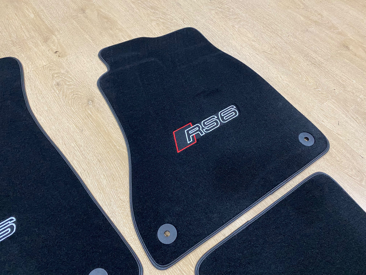 Audi RS6 2011-2018 C7 Carpet Floor Mats - Set of 4
