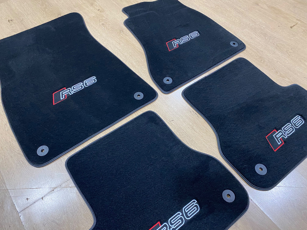 Audi RS6 2011-2018 C7 Carpet Floor Mats - Set of 4