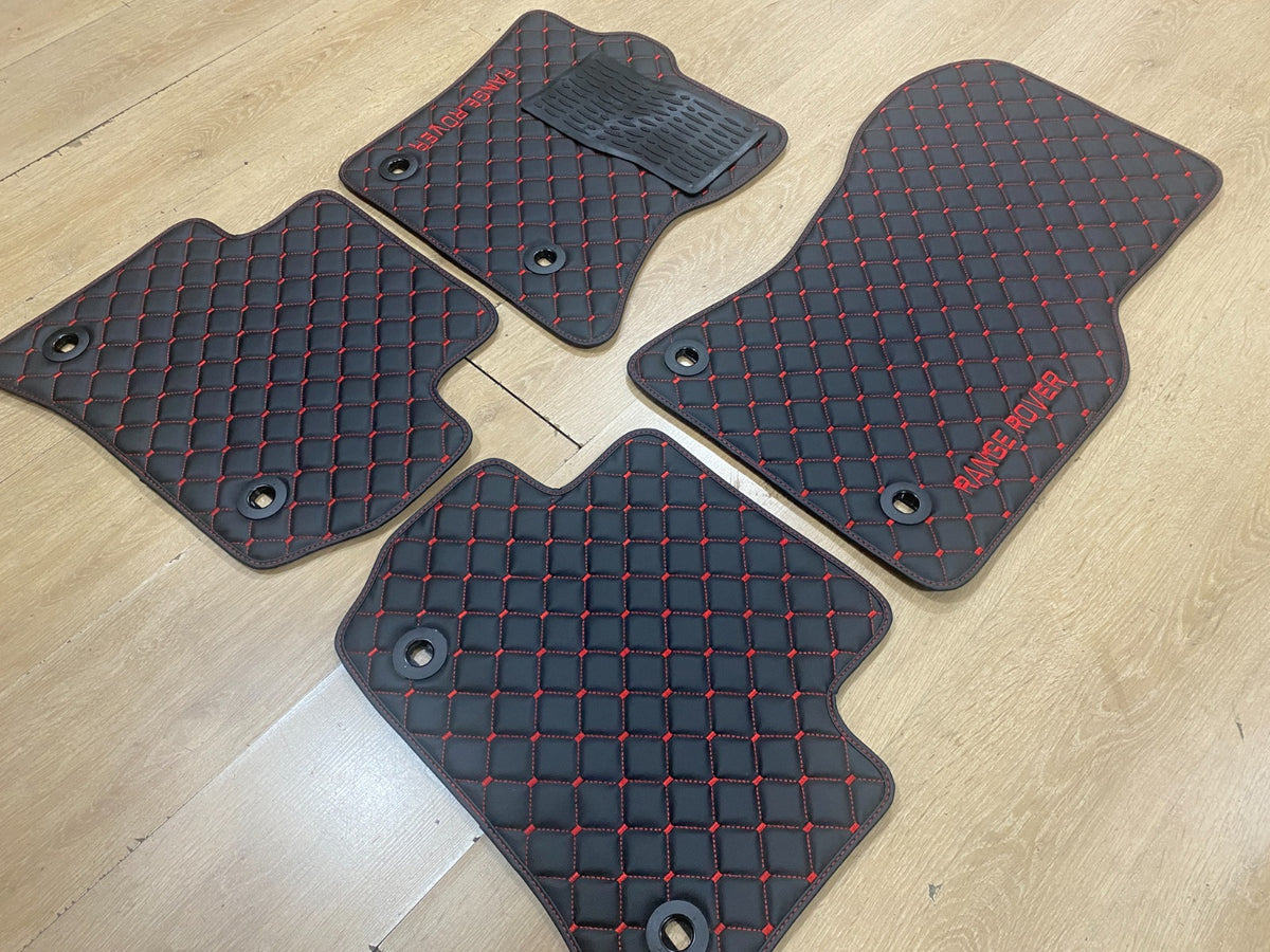 Range Rover Velar All Years Leather Car Mats - Set of 4